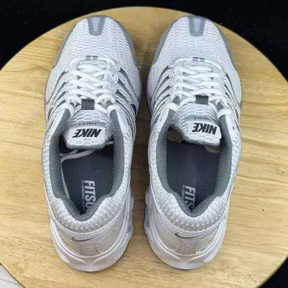 Nike Men's Air Max Torch 4 White Wolf Gray Running & Training Shoes Size 8.5